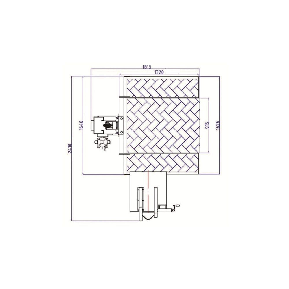 TRUSTERS ELVT1100 | 1-Säulenbühne für Quad, ATV, Rasentraktoren